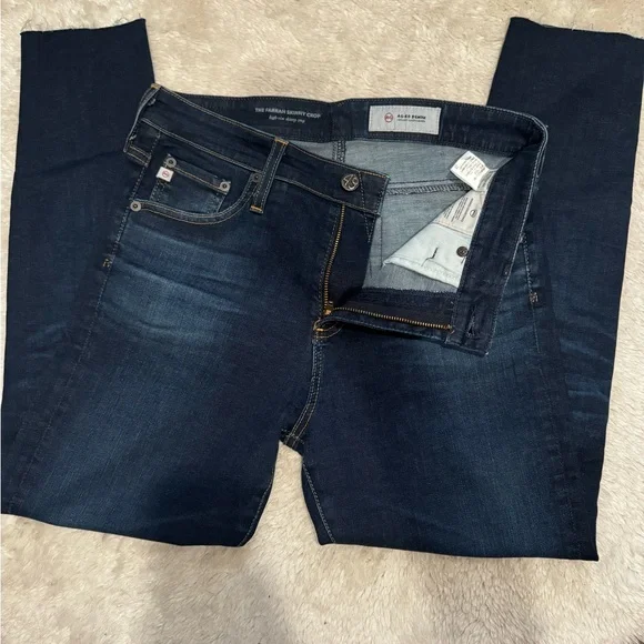 AG Adriano Goldschmied Dark Blue Women's Jeans - Picture 3 of 8